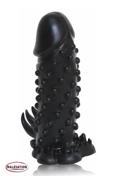 Gaine extension pénis contraceptive avec picots Nubby Sleeve - Malesation