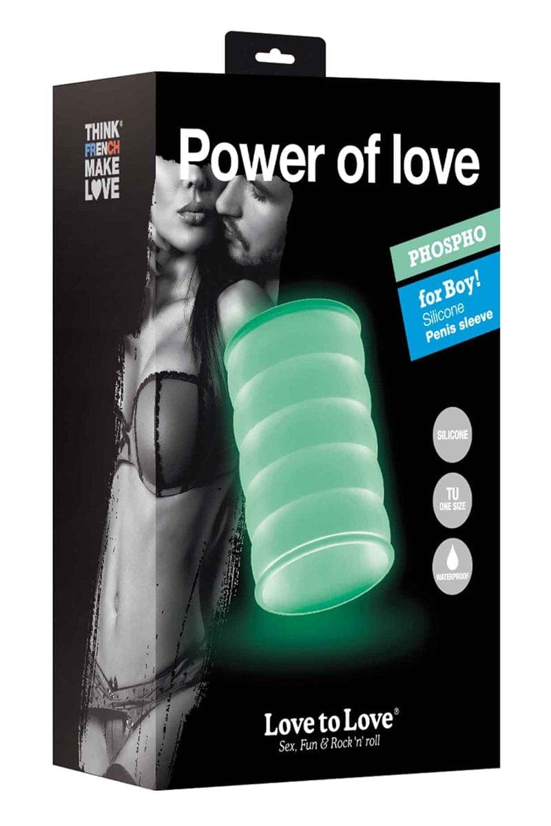 Gaine pour pénis extensible Power of Love Phospho 5 cm - Love to Love