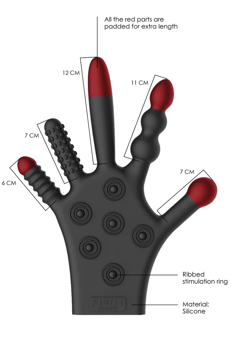 Gant BDSM stimulation anale ou vaginale en silicone fist SM - Fist It