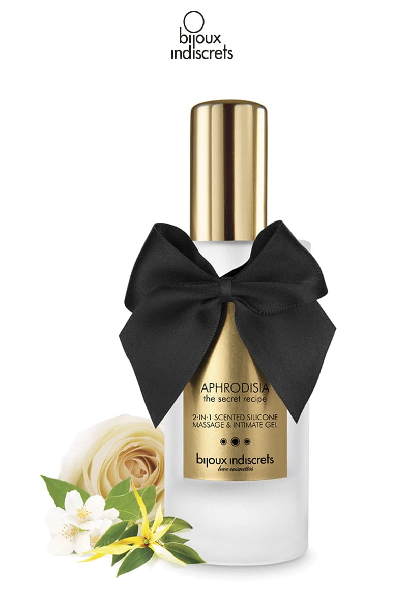 Gel 2 en 1 massage et lubrifiant parfumé à base de silicone - Bijoux Indiscrets