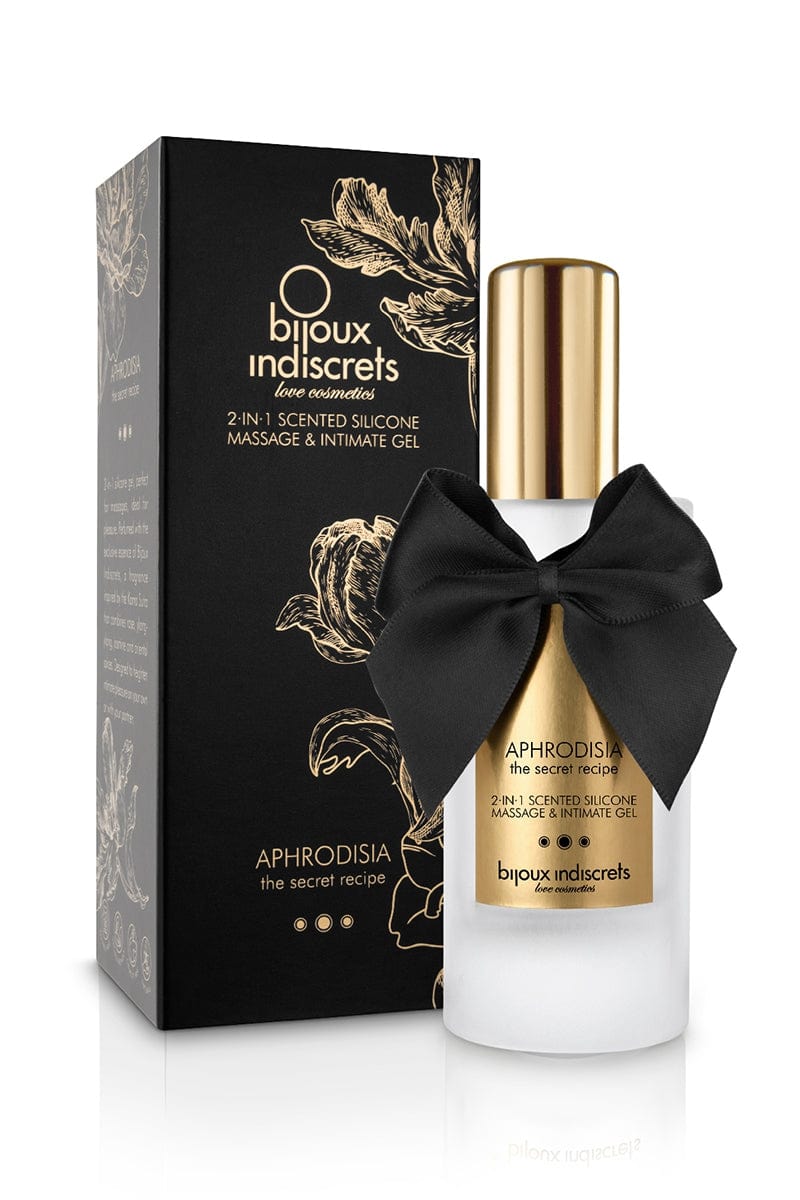 Gel 2 en 1 massage et lubrifiant parfumé à base de silicone - Bijoux Indiscrets