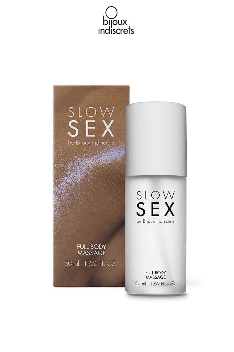 Gel de massage corporel érotique et intime Slow Sex - Bijoux Indiscrets