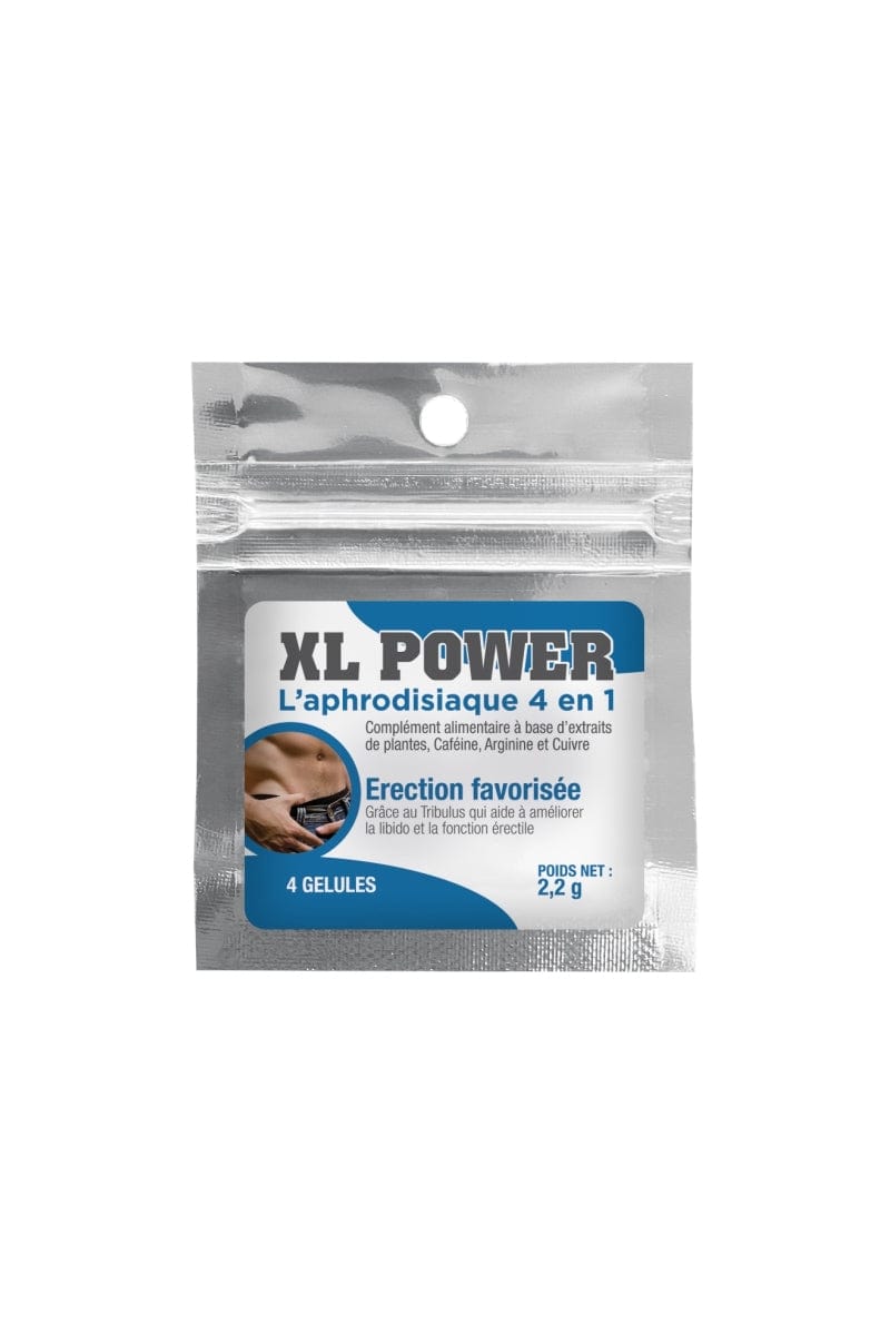 Gélule Aphrodisiaque pour homme 4 en 1 XL Power (x4) - Labophyto