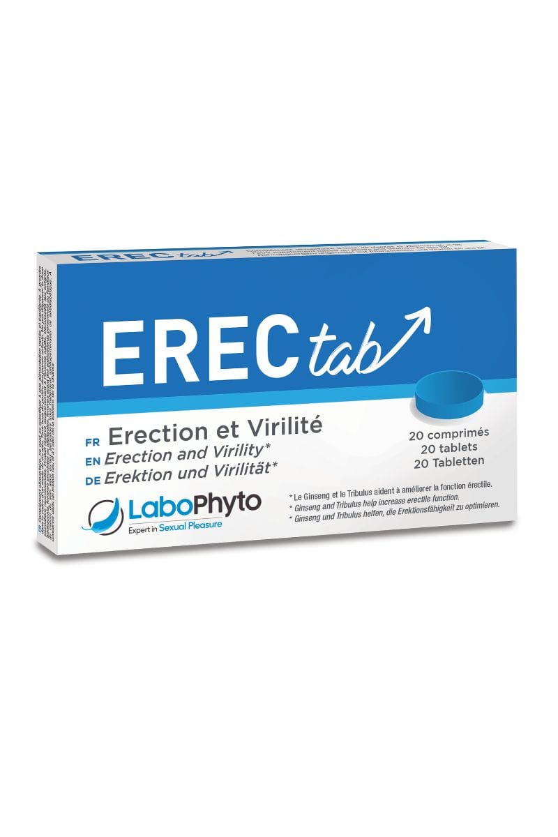Gélules aphrodisiaques fonction érectile et virilité Erectab (x20) - Labophyto
