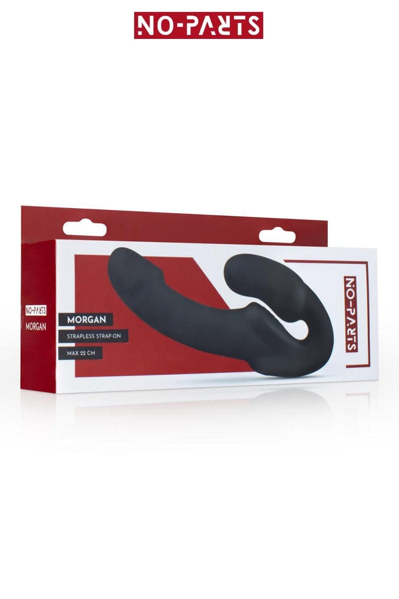 Gode-ceinture anatomique sans harnais en silicone Morgan 22 cm - No-Parts