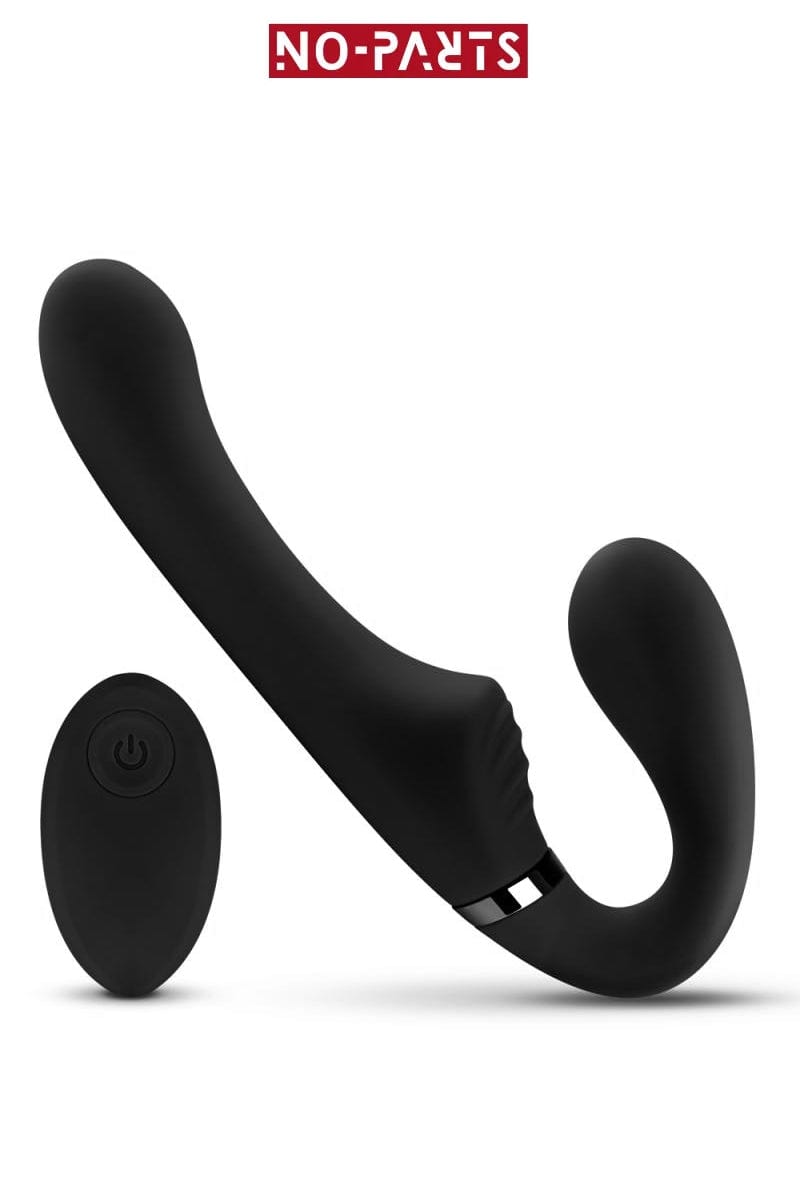 Gode-ceinture anatomique télécommandé sans harnais Avery 22 cm - No-Parts