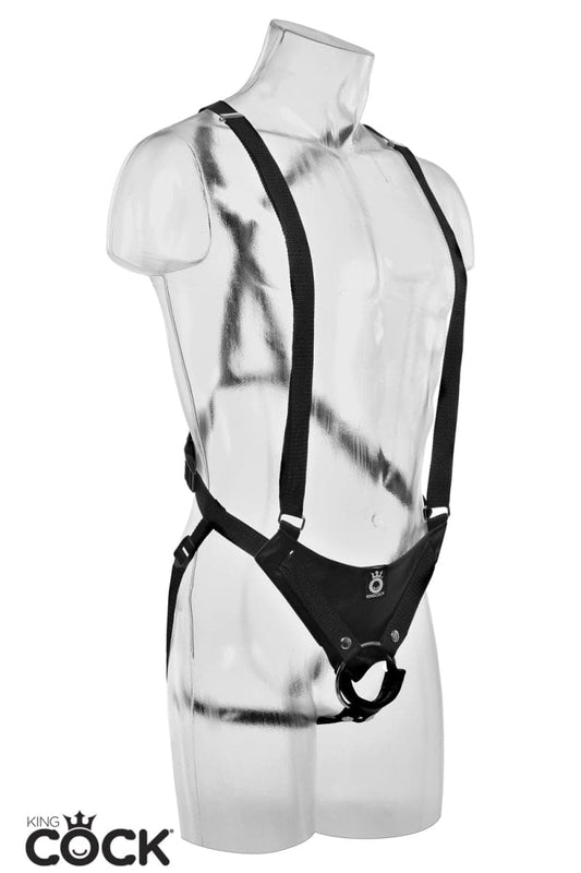 Gode ceinture creux pour extension pénis homme 25 cm chair - Pipedream