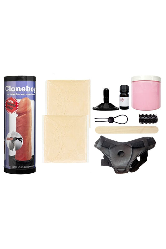 Gode-ceinture personnalisable moule 3D chair + harnais fourni - Cloneboy