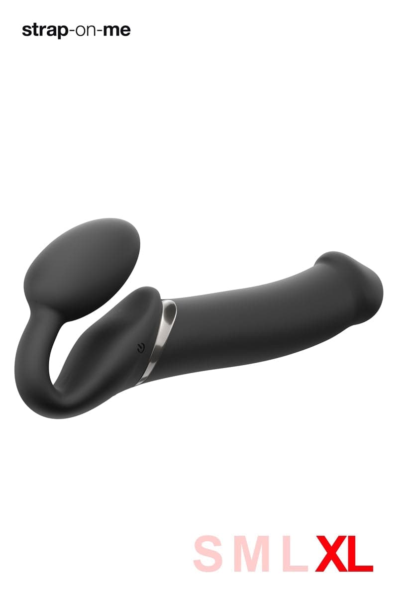 Gode ceinture vibrant noir XL - Strap-on-me
