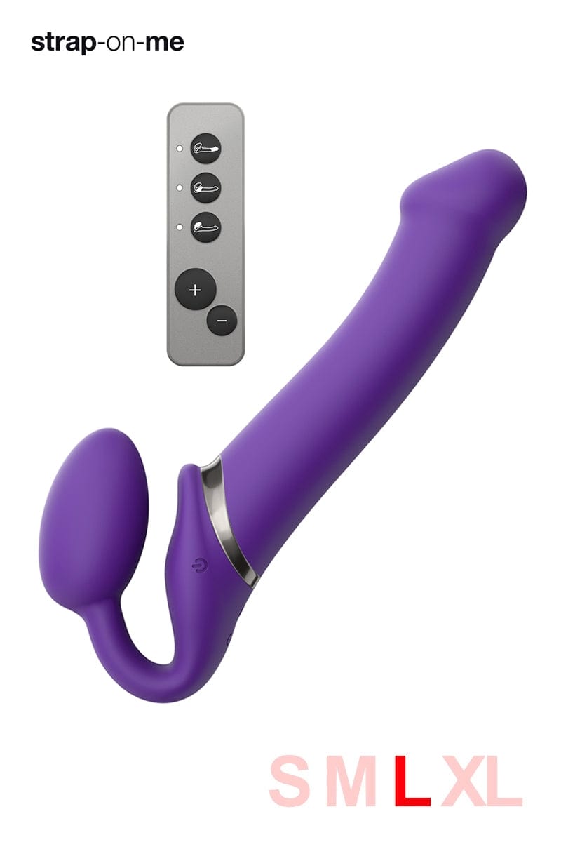 Gode ceinture vibrant violet L - Strap-on-me