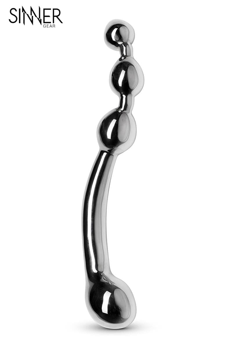 Gode dildo en métal Pleasure Wand gode de luxe 20 cm - Sinner Gear