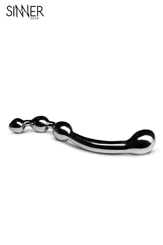 Gode dildo en métal Pleasure Wand gode de luxe 20 cm - Sinner Gear