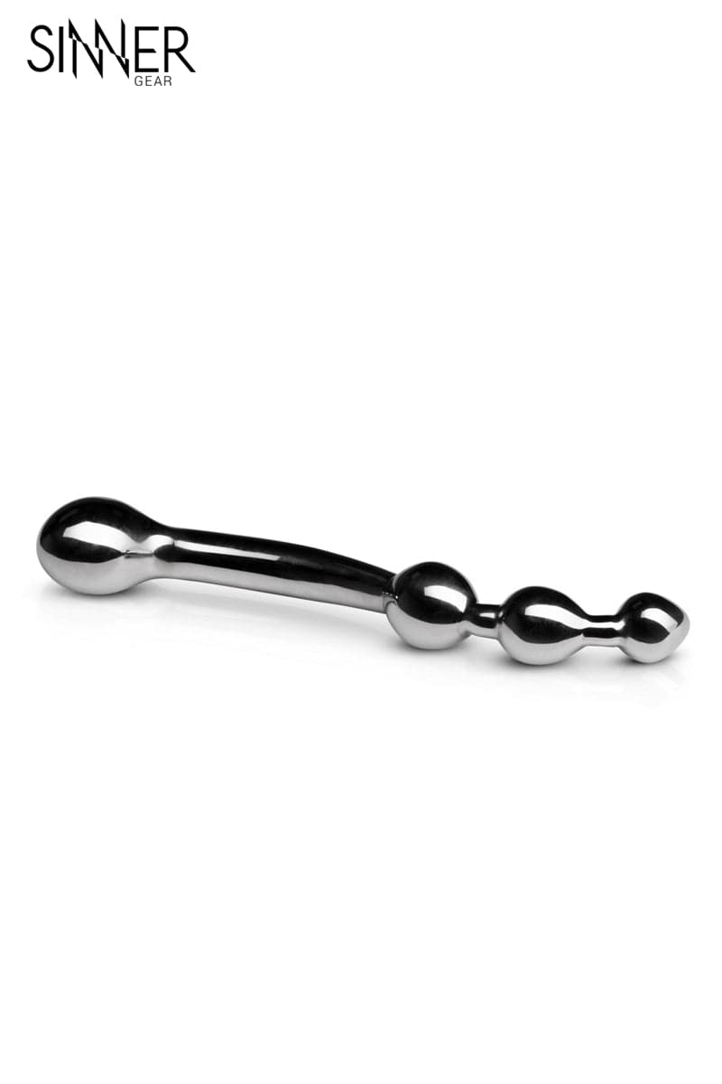 Gode dildo en métal Pleasure Wand gode de luxe 20 cm - Sinner Gear