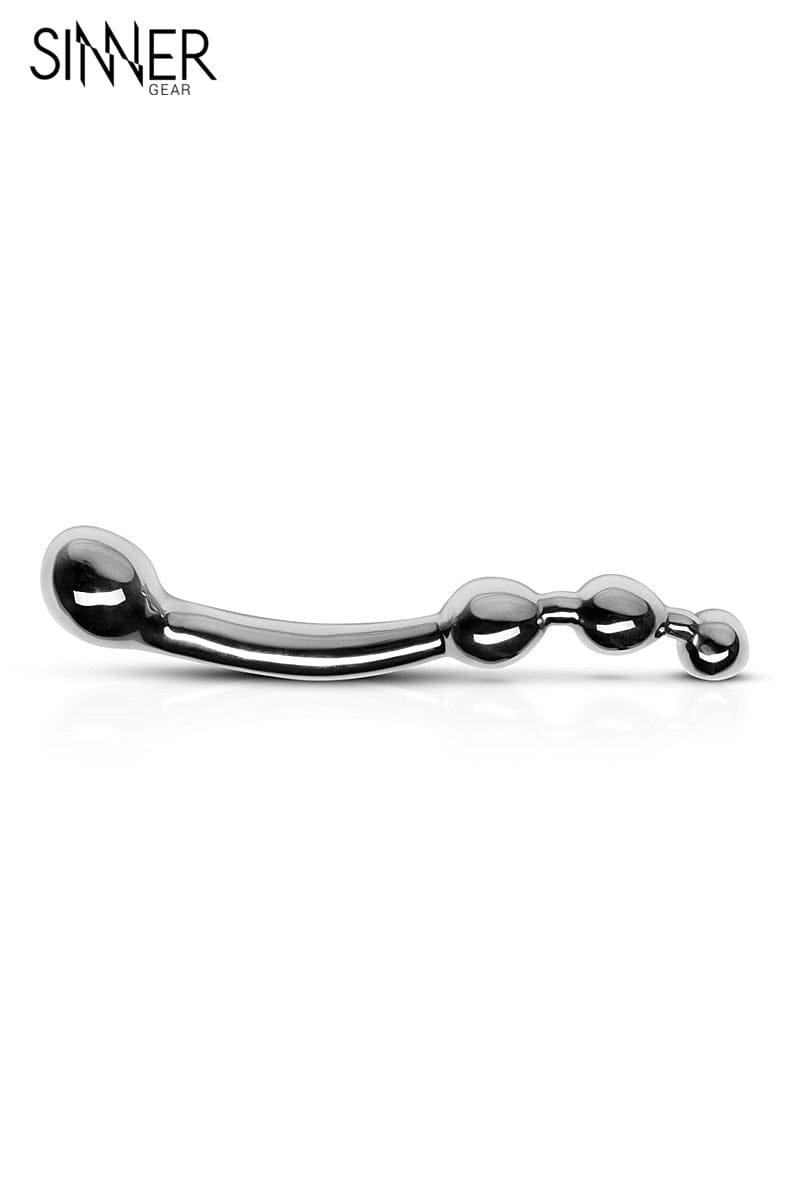 Gode dildo en métal Pleasure Wand gode de luxe 20 cm - Sinner Gear