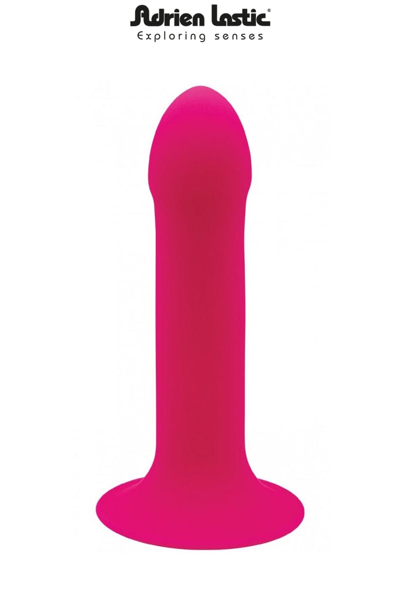 Gode double densité Hitsens 2 en silicone 16,7 x 4 cm avec ventouse - Silexpan