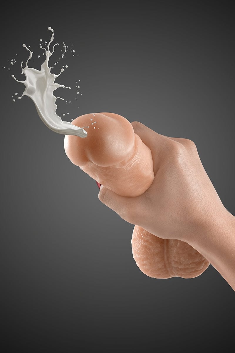 Gode éjaculateur réaliste avec ventouse Cum Kane 21,5 x 3,8cm - Real Body