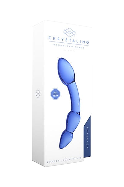 Godemichet en verre unisexe incassable superior 18cm - Chrystalino