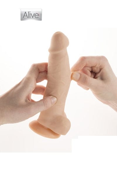 Godemichet pénis veineux réaliste avec ventouse Cesar 17.5 x 4cm - Alive