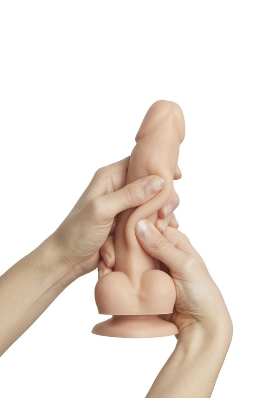 Godemichet réaliste double peau glissante densité sliding skin S 12.8cm - Strap On Me