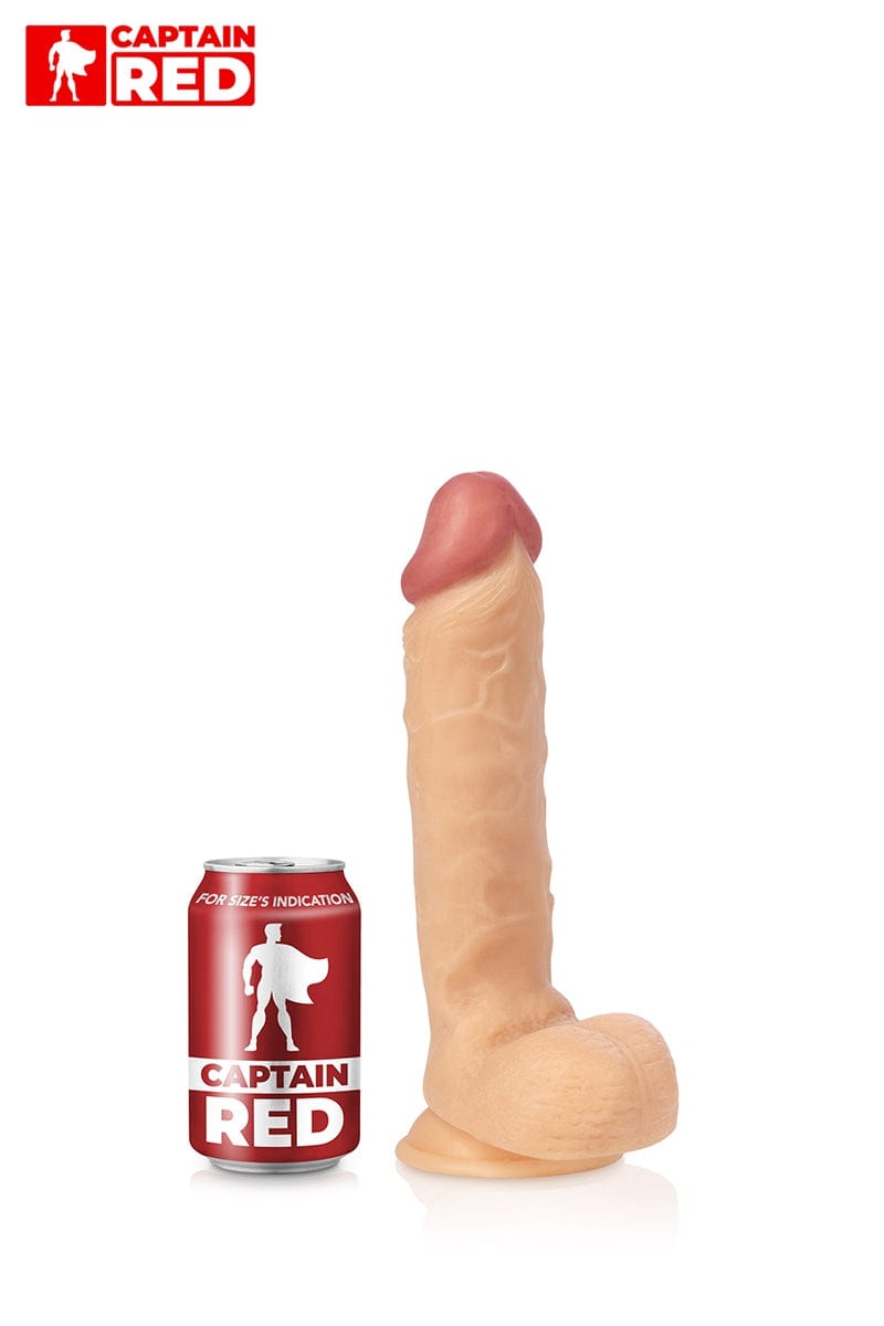 Gros gode veineux réaliste avec testiculesThe Intense 24cm - Captain Red