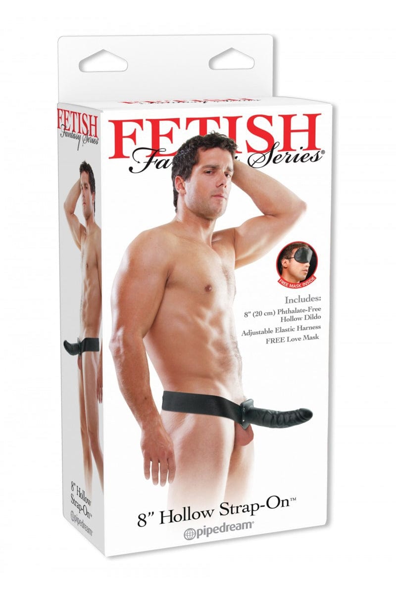 Hairnais + gode-ceinture réaliste creux uni-sexe 20,5cm - Pipedream