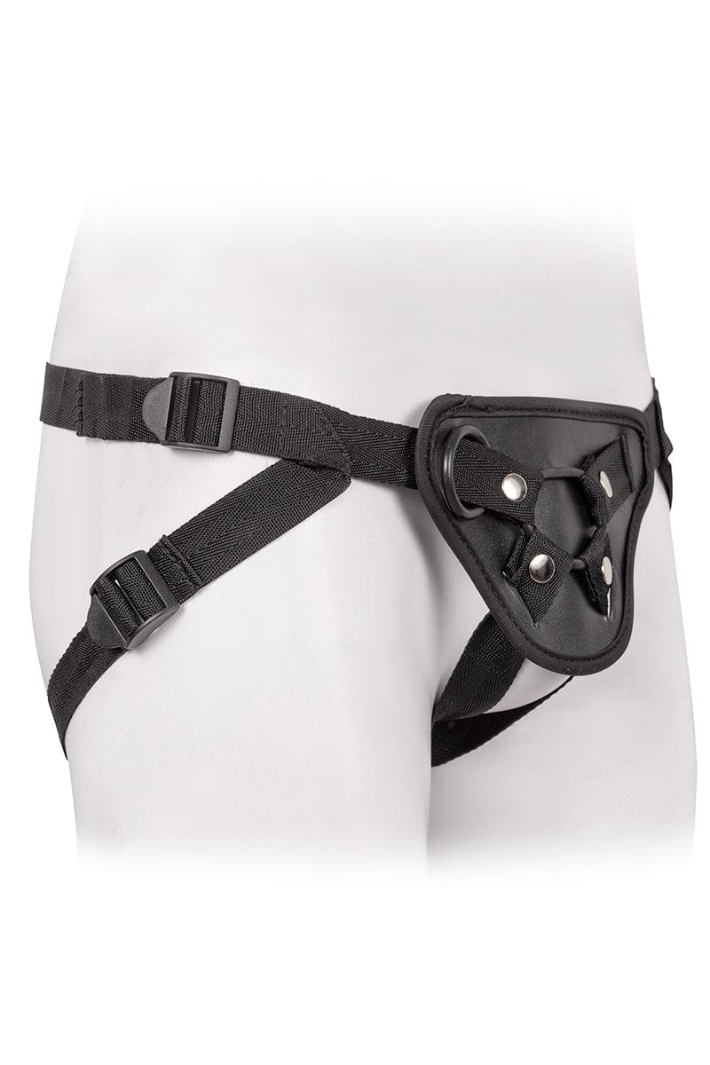 Harnais gode-ceinture noir pour femme Le dompteur - Jacquie et Michel