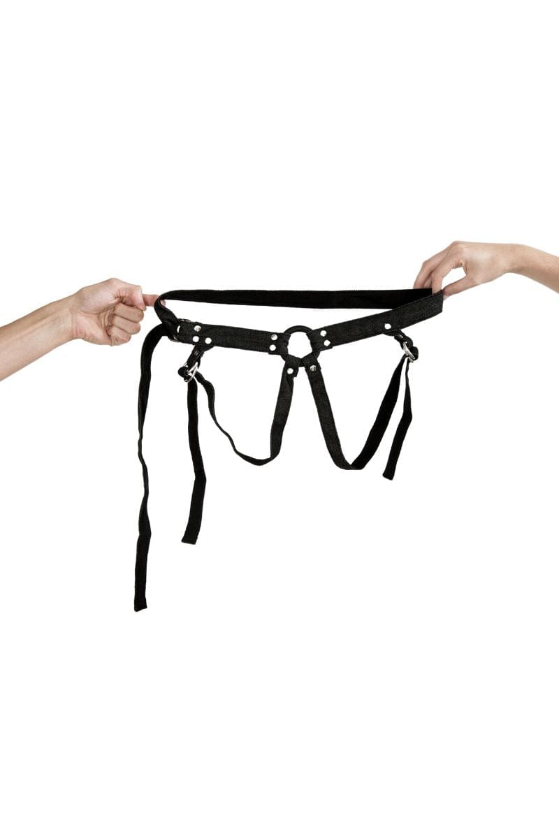 Harnais porte gode unisexe ajustable en coton Lastic Strap-on - Adrien Lastic