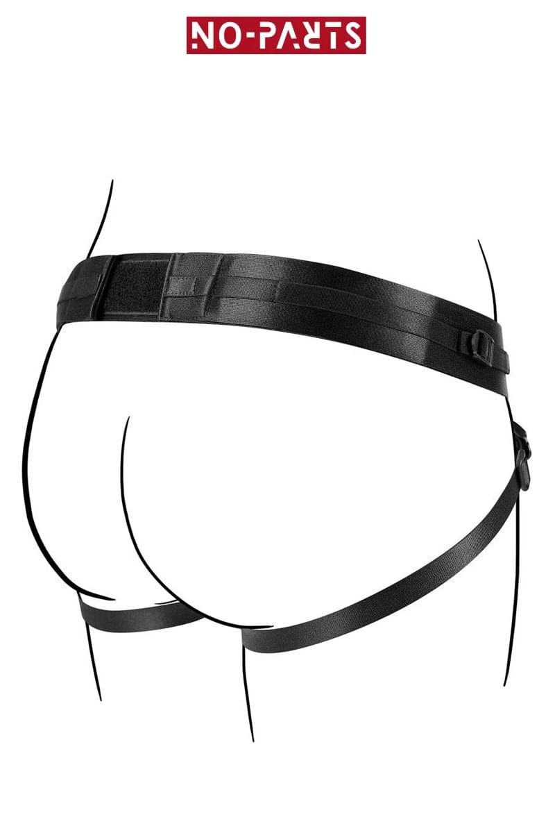 Harnais pour gode-ceinture base plate ajustable Jordan - No-Parts