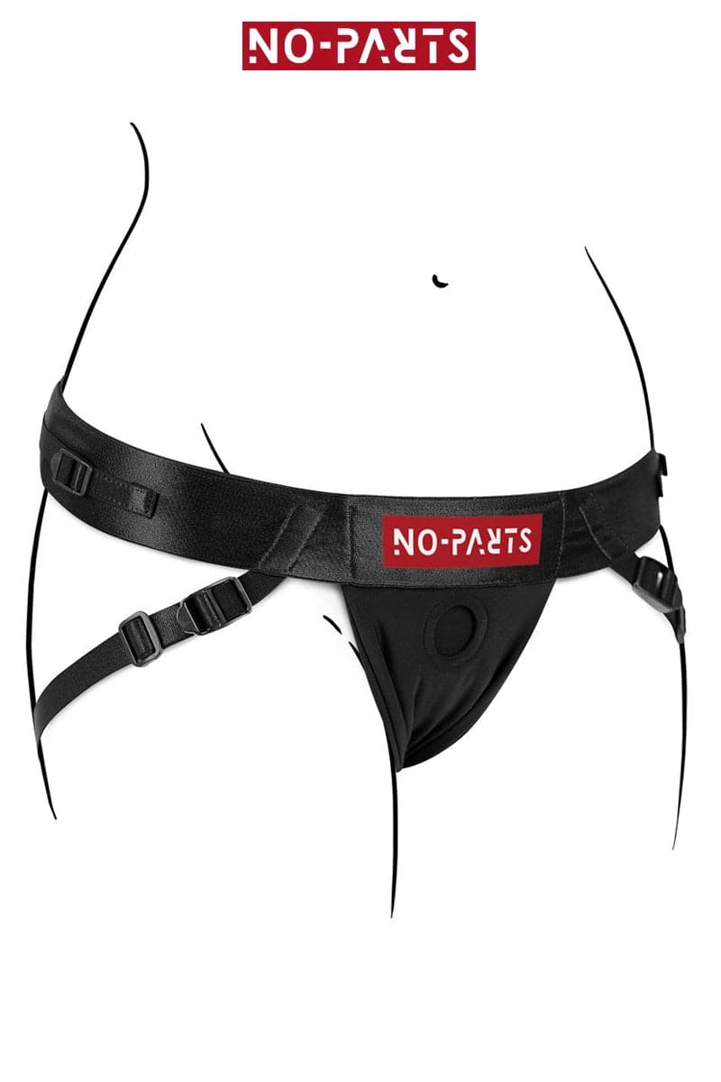 Harnais pour gode-ceinture base plate ajustable Jordan - No-Parts