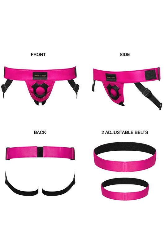 Harnais pour gode ceinture Curious fuchsia - Strap On Me