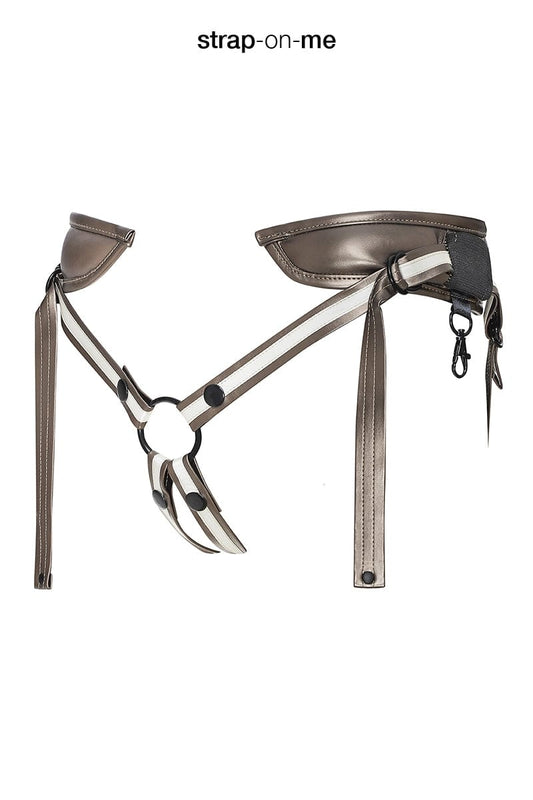 Harnais pour godemichet réglable en simili cuir Desirous - Strap On Me
