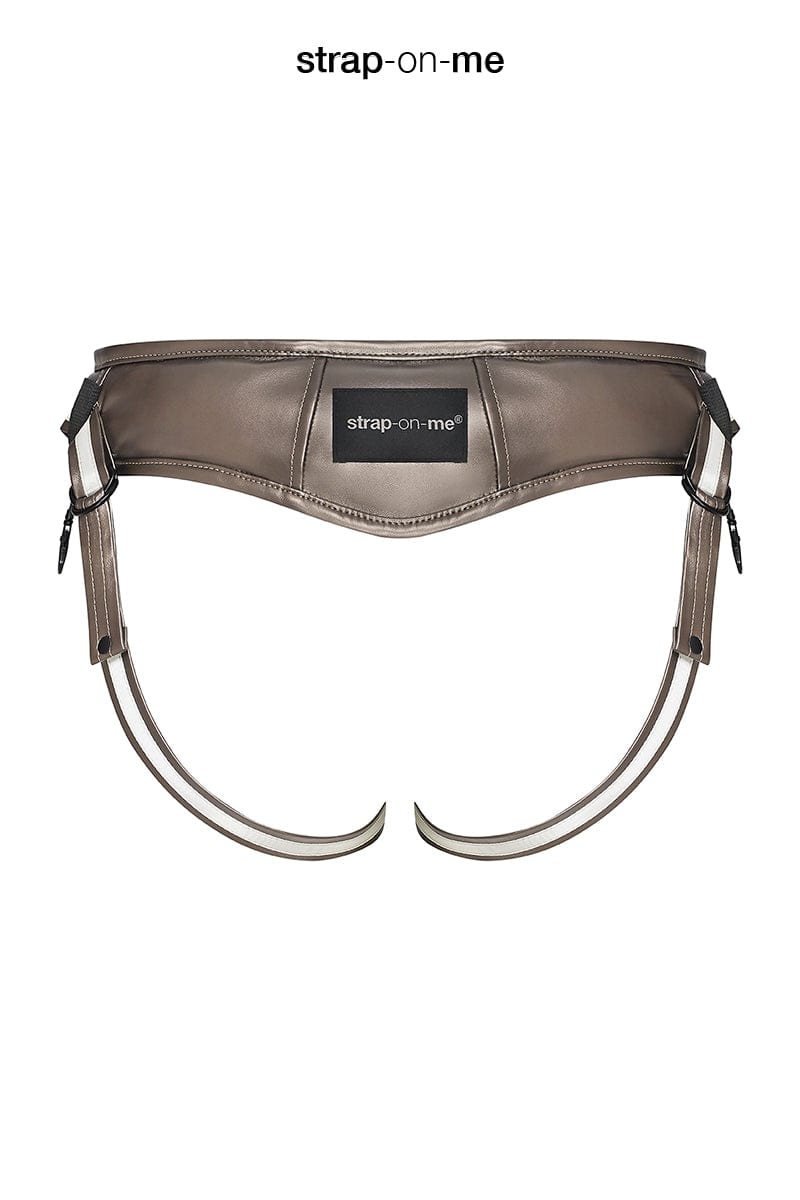 Harnais pour godemichet réglable en simili cuir Desirous - Strap On Me