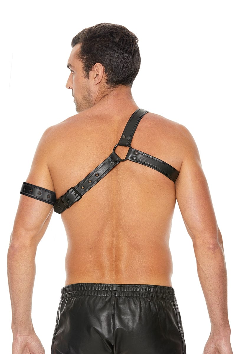Harnais pour homme réglable accessoire bdsm Gladiator noir - Ouch!