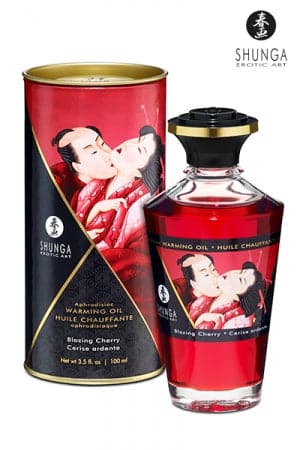 Huile chauffante Cerise ardente - Shunga