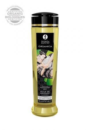 Huile de massage BIO sans parfum - Shunga
