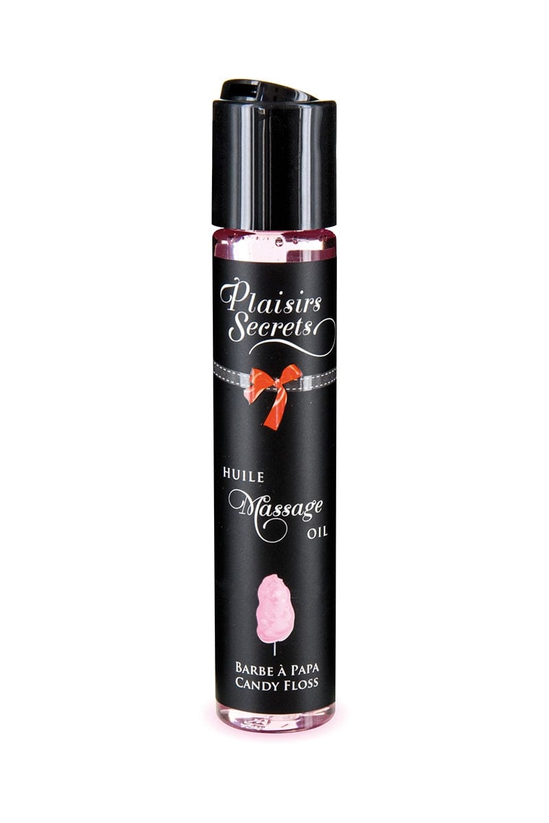 Huile de massage gourmande Barbe à papa - Plaisirs Secrets
