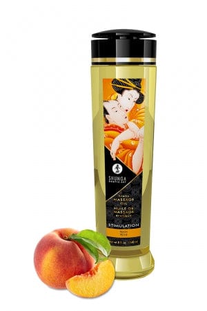 Huile de massage parfum p'che - Shunga