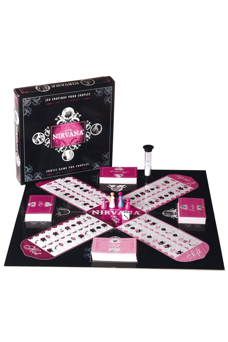 Jeu de société érotique pour 1 à 3 couples 18+ Nirvana - Lovely Planet