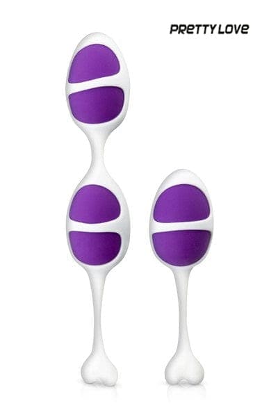 Kit 2 boules de Kegel 20,5cm + 1 boule de geisha 12,5cm - Pretty Love