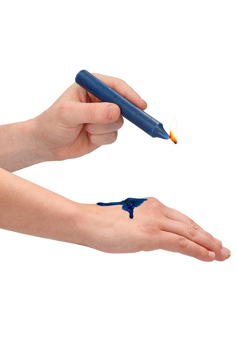 Kit 4 bougies basse températures colorées pour jeux SM - Ouch!