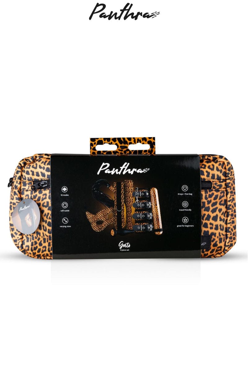 Kit 8 accessoires BDSM panthère pour amateurs Gato - Panthra