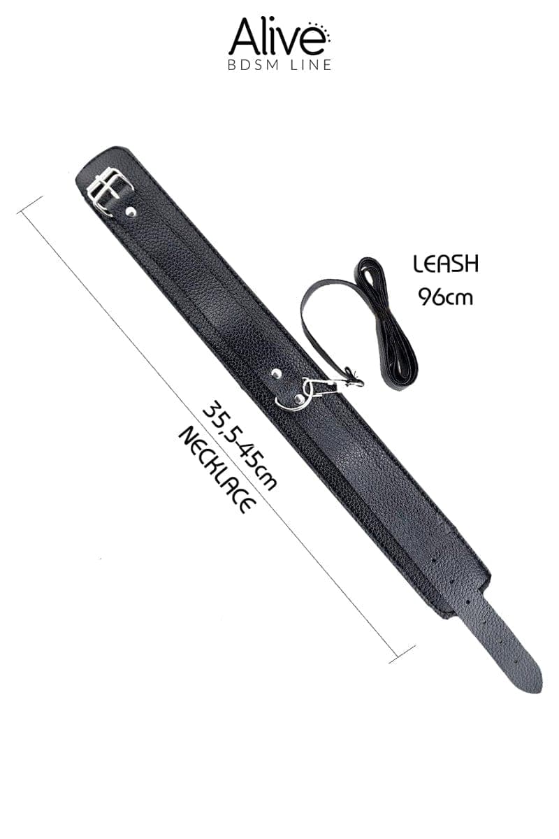 Kit BDSM 8 accessoires fetishisme Secret Desires noir - Alive