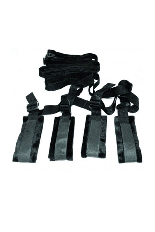 Kit bondage contraintes de lit réglables pratique BDSM - Sex & Mischief