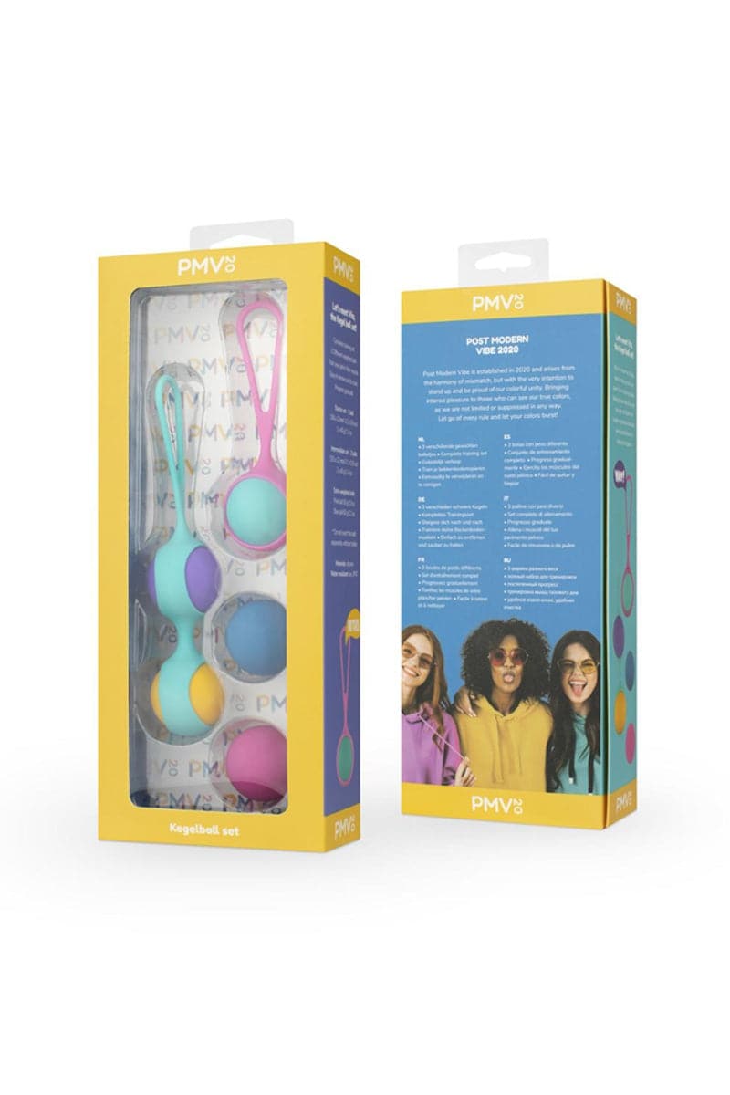 Kit d'entrainement pelvien 5 boules de geishas amovibles poids différents Vita - PMV20