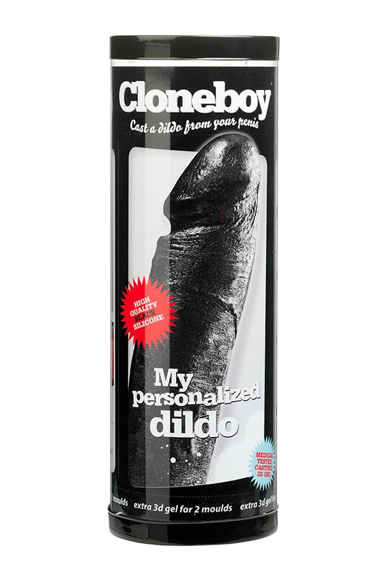 Kit moule à pénis godemichet personnalisé en silicone noir - Cloneboy