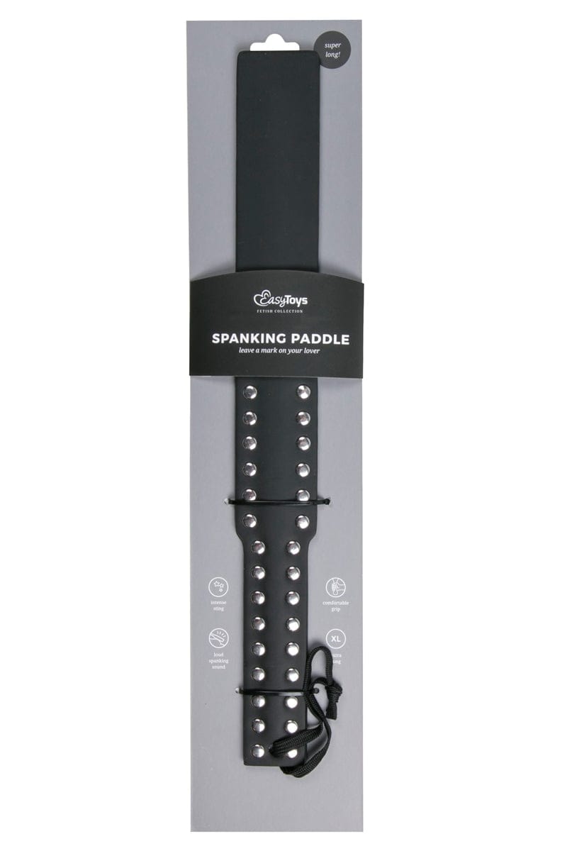 Long Paddle tapette BDSM pour punitions cuir 44,5 cm - EasyToys
