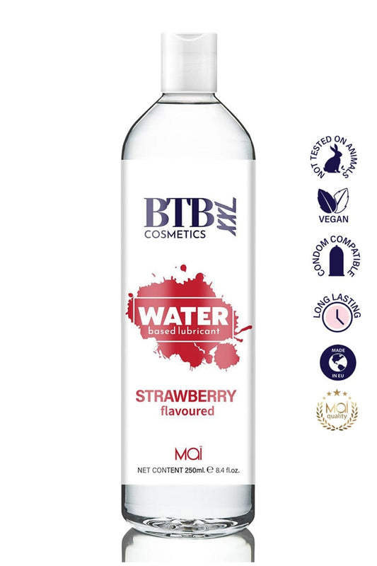 Lubrifiant intime à base d'eau parfum Fraise 250 ml - BTB
