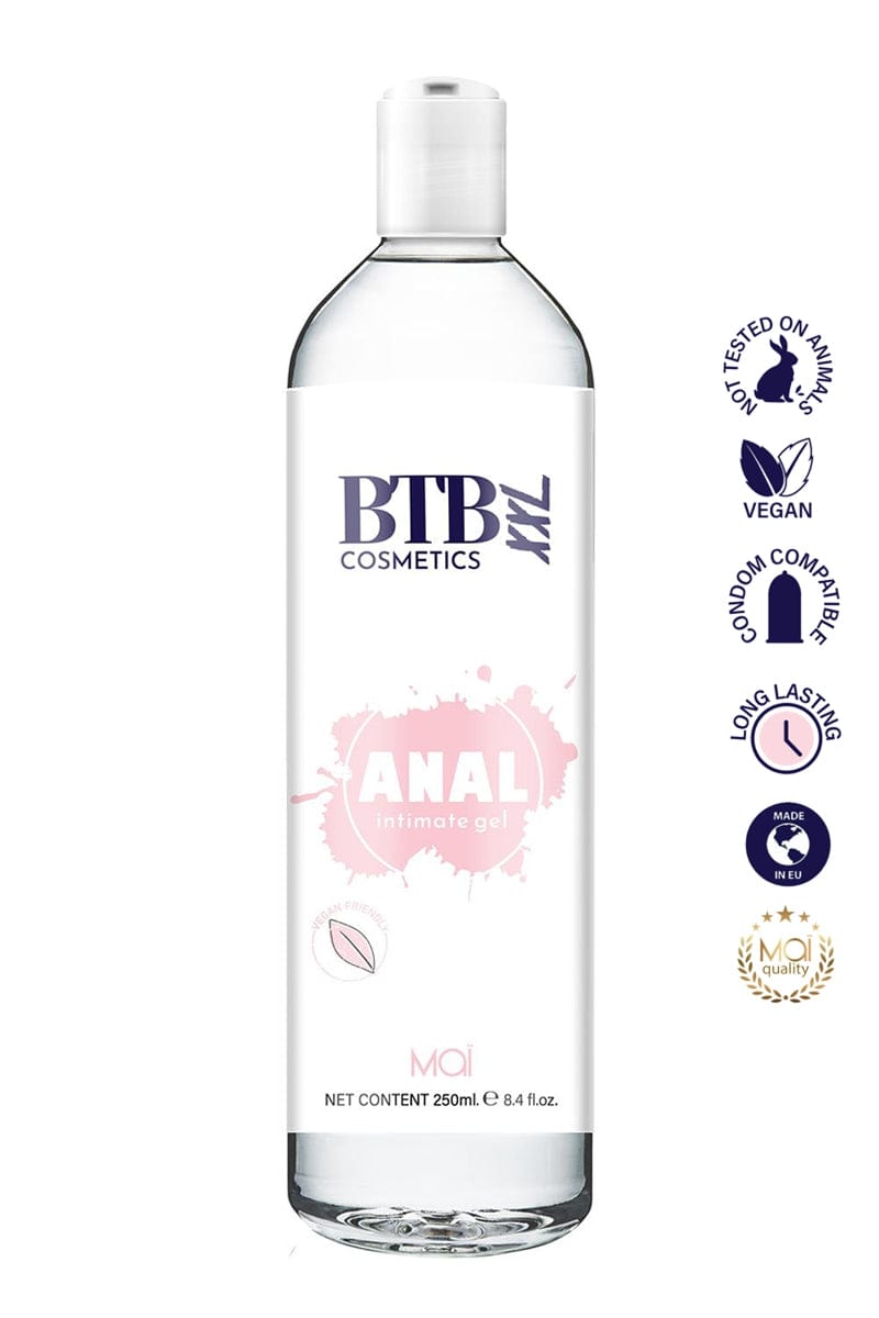 Lubrifiant intime à base d'eau spécial anal 250 ml - BTB