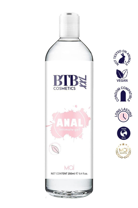 Lubrifiant intime à base d'eau spécial anal 250 ml - BTB