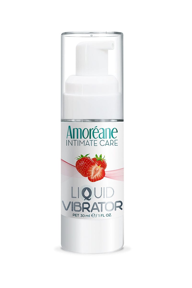Lubrifiant pour pénétration vaginal effet vibrant Fraise 30ml - Amoreane Med